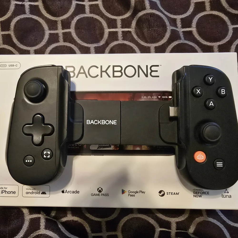 Black Mobile Gaming Controller